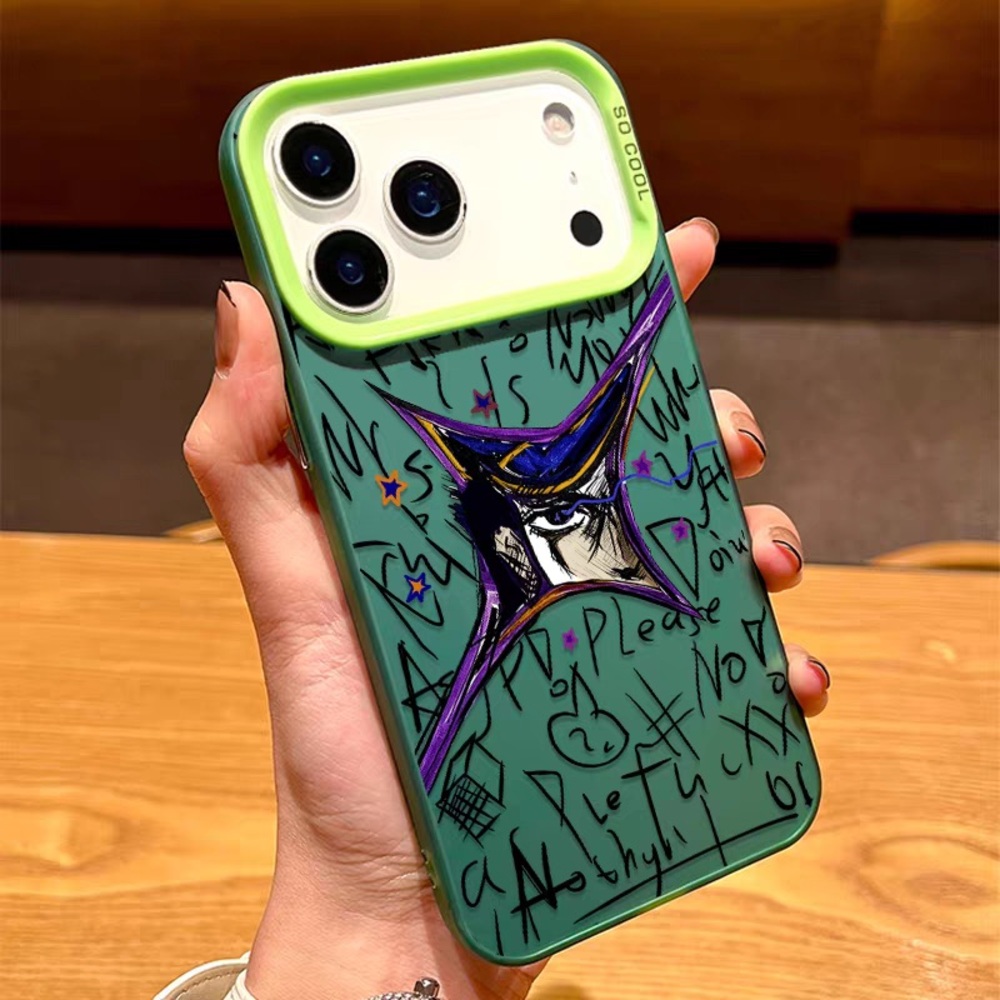 Green Graffiti Art Protective Phone Case